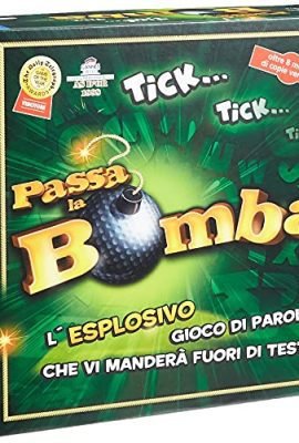 Giochi Uniti – Pass the Bomb Board Game, Ages 12+, 2+ Players, Italian Edition, GU034/2