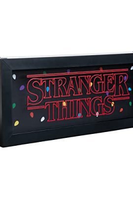 Erik Group: Decorative Stranger Things Lamp, The Upside Down Bedside Lamp, Front-to-Back Design, with 4 Lighting Modes, USB or Battery Powered Table Lamp