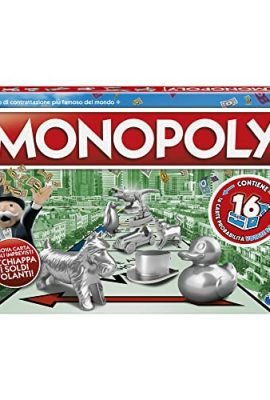 Hasbro Monopoly Classic Board Game for Families and Kids, Ages 8 and Up, Multicolor