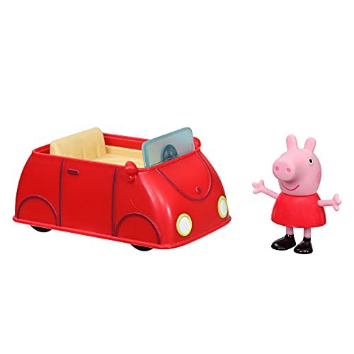 Hasbro Peppa Pig - La macchina rossa di Peppa Pig, giocattolo per bambini di età prescolare, dai 3 anni in su