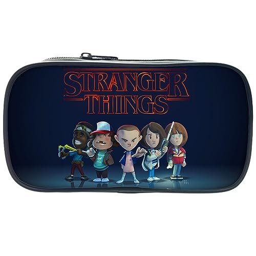 Ksopsdey Stranger Astuccio per Matite di Grande Capacità Astuccio In Tela per Scuola, Astuccio per Bambini e Bambine, per La Scuola, per Cancelleria, per Bambini