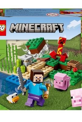 LEGO 21177 Minecraft Creeper Ambush Building Set with Steve and 2 Minifigures, Toys for Kids Age 7+