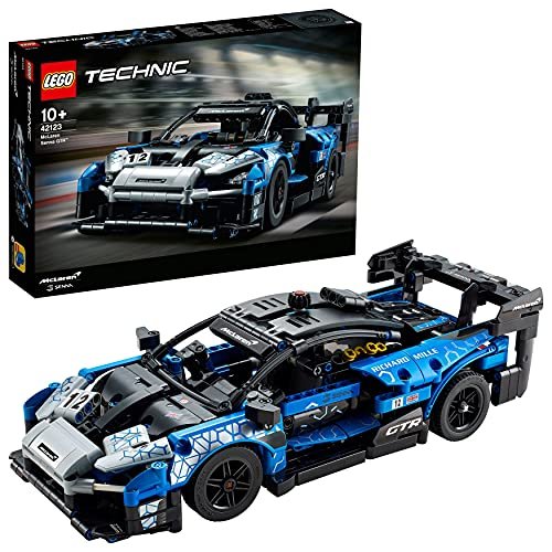 LEGO 42123 Technic McLaren Senna GTR, Auto da Corsa da Collezione, Modello da Costruire, Macchina Giocattolo, Idea Regalo, Giochi per Bambini dai 10 Anni