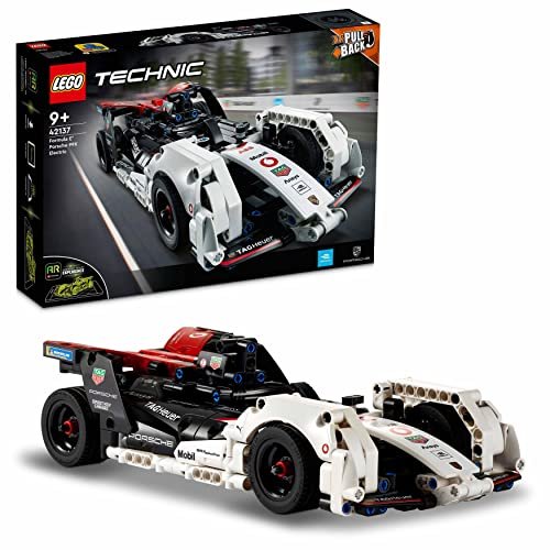 LEGO 42137 Technic Formula E Porsche 99X Electric, Modello da Costruire di Auto da Corsa con App AR, Macchina Giocattolo, Giochi per Bambini e Bambine da 9 Anni in su, Idea Regalo