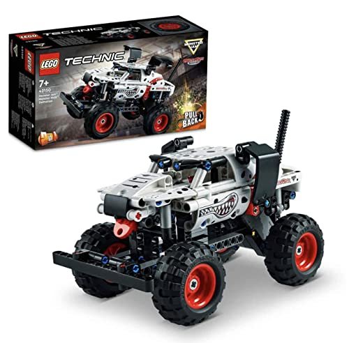 LEGO 42150 Technic Monster Mutt Monster Jam Dalmata, Set Monster Truck 2 in 1 con Pull-Back, Auto Offroad e Camion Giocattolo, Giochi per Bambini e Bambine