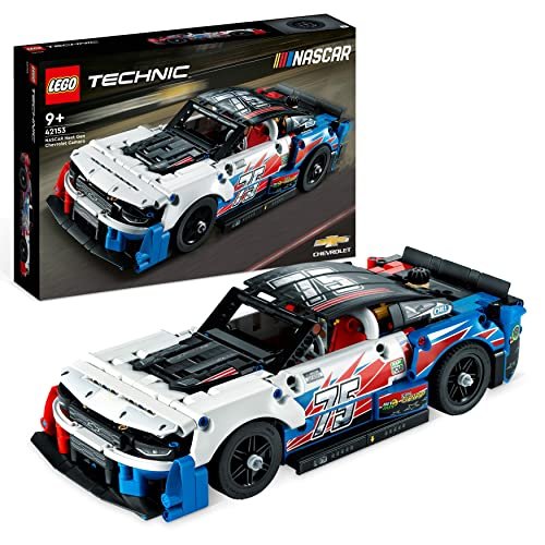 LEGO 42153 Technic NASCAR Next Gen Chevrolet Camaro ZL1, Modellino di Auto da Costruire, Kit Supercar da Corsa, Macchina Giocattolo da Collezione, dai 9 anni in su