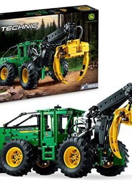 LEGO 42157 Technic John Deere 948L-II Tractor, Buildable Toy Vehicle Model with Pneumatic Functions and 4-Wheel Drive, Engineering Enthusiast’s Scale Modeling