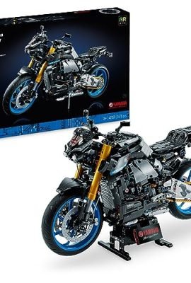 LEGO 42159 Technic Yamaha MT-10 SP, Adult Motorcycle Building Kit, Replica of a Motorcycle with a 4-Cylinder Engine, Functional Steering & AR App, Perfect Gift Vehicle for Men and Women