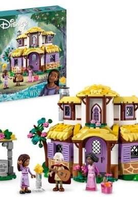 LEGO 43231 Disney Wish Asha’s Cottage, Dollhouse Toy from the Movie Wish with Mini Figures of Asha, Sakina, and Sabino, plus the Star Figure—Perfect Christmas Gift Idea for Girls and Boys