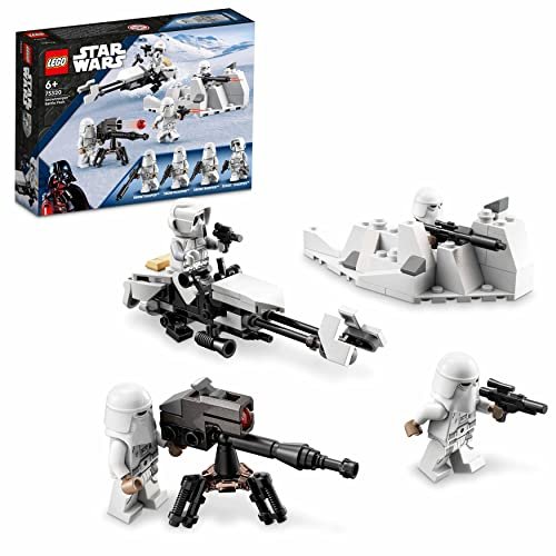 LEGO 75320 Star Wars Battle Pack Soldati Artici, Include 4 Personaggi, Giocattoli Per Bambini, Ragazzi E Ragazze Dai 6 Anni In Su, Idee Regalo