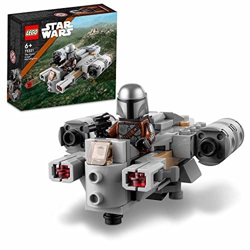 LEGO 75321 Star Wars Microfighter Razor Crest, Playset con Cannoniera Mandalorian e Minifigure per Bambini dai 6 Anni in su