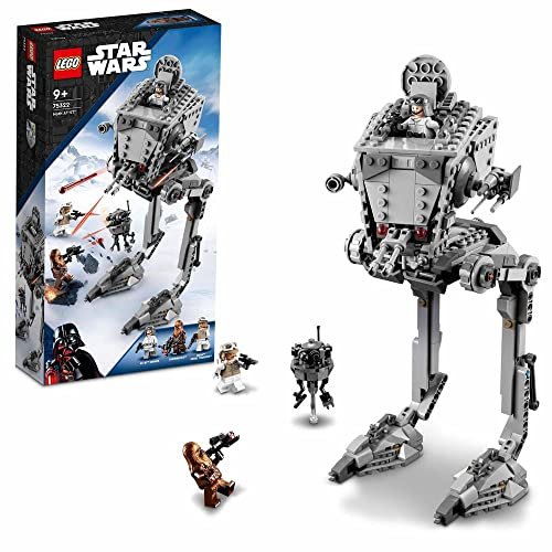 LEGO 75322 Star Wars At-St Di Hoth con Minifigure Di Chewbacca E Droide, Modellino Del Film L'Impero Colpisce Ancora, Idea Regalo per Bambina e Bambino, Multicolore