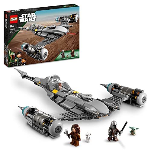 LEGO 75325 Star Wars Starfighter N-1 del Mandaloriano, Set da The Book of Boba Fett con Astronave Giocattolo, Minifigure di Grogu (Baby Yoda) e del Droide BD, Giochi per Bambini