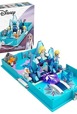 LEGO Disney 43189 Elsa and the Fairy-Tale Adventures of Nokk – Openable, Portable Book with Mini Dolls and a Toy Horse