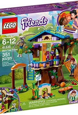 LEGO Friends Mia’s Treehouse, Heartlake City Treehouse Playset with Mini-Doll Mia and Daniel, 41335