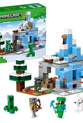 LEGO Minecraft 21243 Frozen Battle, Toy for Kids Aged 8+, Featuring Steve and Creeper Minifigures