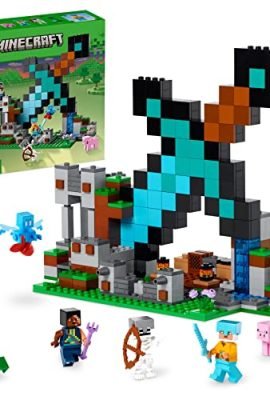 LEGO Minecraft 21244 The Sword, Toy E Creeper & Skeleton for Kids