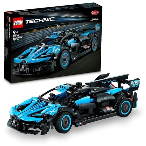 LEGO Technic Bugatti Bolide Agile Blu 9+ 905 Pezzi Riempiti Con Dettagli Fedeli alla Vita 42162