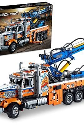 LEGO Technic Heavy Duty 42128 Construction Kit for Heavy-Duty Tow Truck; Explore a classic truck packed with authentic features; New 2021 (2,017 pieces)