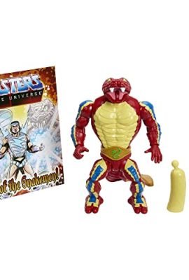 Masters of the Universe – Origins Rattlor Action Figure, Battle-Ready Collectible Character Toy for Kids Ages 6+, HKM67