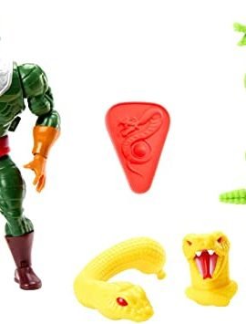 Masters of the Universe Origins – King Hiss Deluxe 5.5-Inch Action Figure, Collectible MOTU Figure with Accessories, Toy for Kids Ages 6 and Up, HKM80