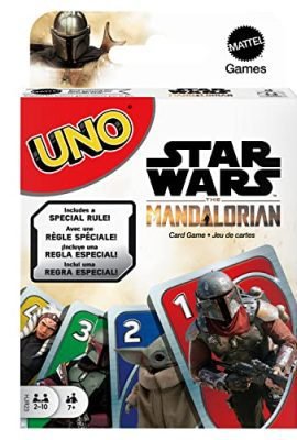 Mattel Games &ndash; UNO Star Wars The Mandalorian, Card Game for Kids Ages 7 and Up, HJR23