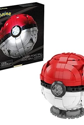 Mega Construx – Pokémon Building Set: Giant Poké Ball with Lights, Toy for Kids Ages 8+, HBF53 [Amazon Exclusive]