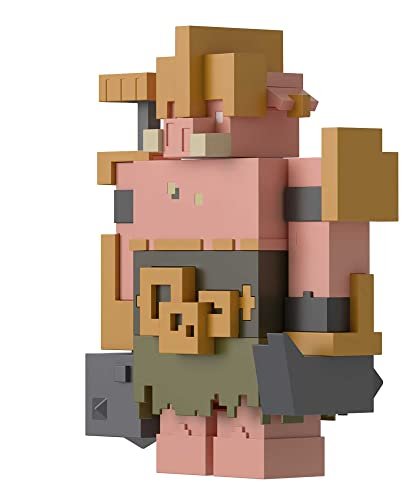 Minecraft - Personaggio Guardiano del Portale, con mossa di attacco e accessorio, Action figure da collezione Minecraft Legends alta più di 8 cm, giocattolo per bambini, 6+ anni, GYR77