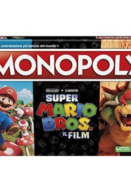 Monopoly – Super Mario Bros Movie Edition, Board Game for Kids, Includes Bowser Token