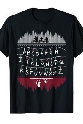 Netflix Stranger Things Alphabet Lights T-Shirt