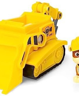 Paw Patrol | Rubble’s Bulldozer | Vehicle and Rubble Figure | Kids’ Toys for Ages 3 and Up