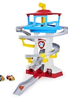 Paw Patrol Adventure Bay Playset: Die-Cast Racing Track with 2 Exclusive Vehicles (1:55 Scale)