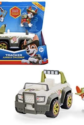 Paw Patrol | Tracker’s Jungle Cruiser Vehicle | Vehicle and Tracker Figure | Kids’ Toys for Ages 3 and Up