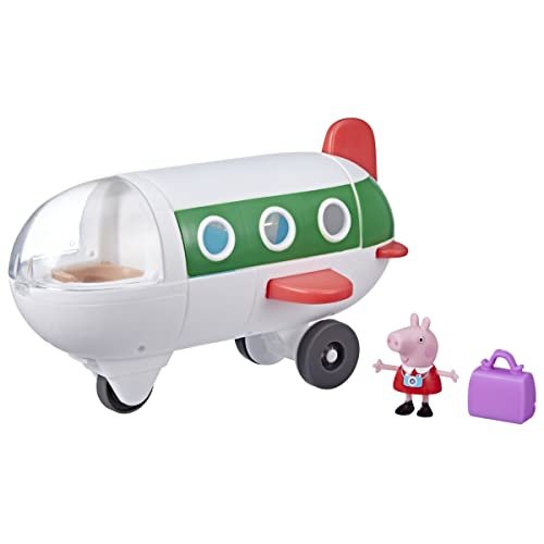 Peppa Pig - Air Peppa, Aereo Giocattolo per età Prescolare, Ruote Che Girano, 1 Action Figure, 1 Accessorio, dai 3 Anni in su, Multicolore