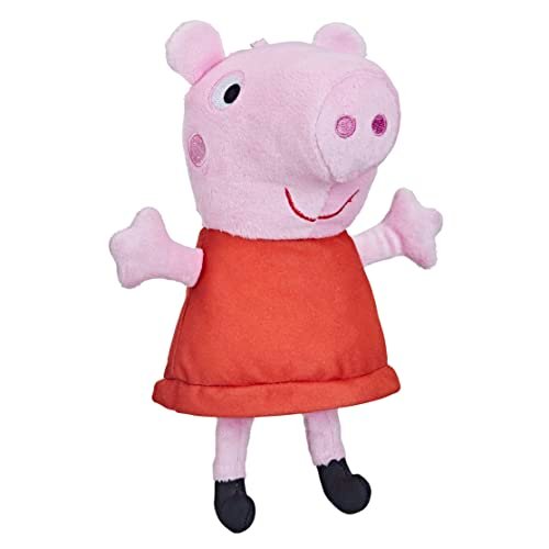 Peppa Pig - Peluche di Peppa, Ride e grugnisce, Animale di Peluche interattivo con Effetti sonori, Giocattolo per età prescolare