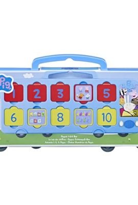Peppa Pig, Peppa Pig's 1-2-3 Bus, Counting Toys for Preschool Children Aged 2 and Up