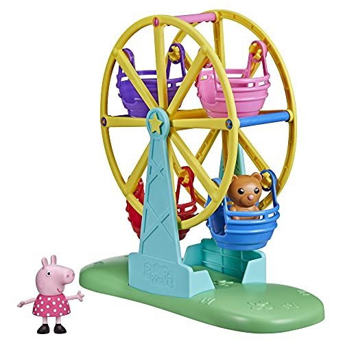 Peppa Pig Peppa's Adventures - Set da gioco divertente sulla ruota panoramica, giocattolo prescolare con figura accessorio per bambini dai 3 anni in su