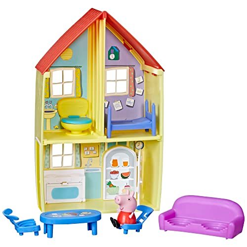 Peppa Pig Pep PEPPAS Family House PLAYSET, Multicolore, F2167FF2
