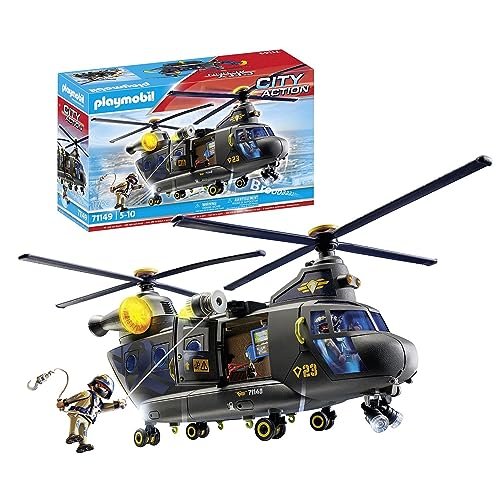 Playmobil- Elicottero unità Tattica, 71149