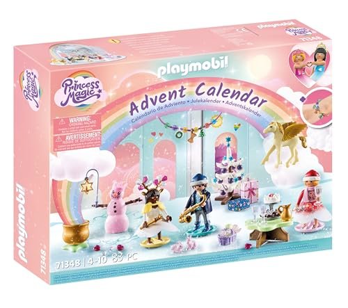 Playmobil Calendario dell'Avvento 71348, Natale sotto l'arcobaleno