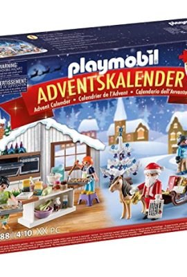 PLAYMOBIL Christmas 71088 Advent Calendar for Kids – Christmas Bakery with Cookie Cutters, Includes Toy Bakery Set, Toy for Children Ages 4 and Up