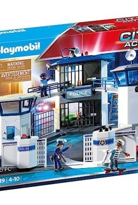 Playmobil City Action 6872 Police Command Center with Prison, for Children Ages 5+
