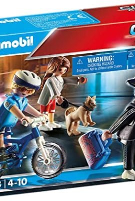 Playmobil City Action 70573, Police Officer on Bike & Pickpocket, Ages 4–10