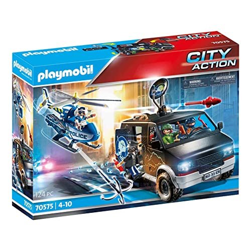 PLAYMOBIL City Action 70575 - Furgone della banda di ladri, Dai 4 ai 10 anni