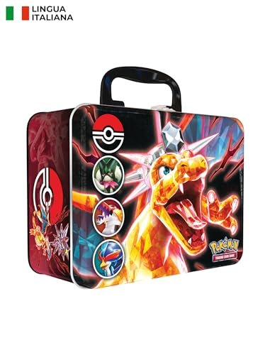 Pokémon Bauletto da Collezione del GCC, Autunno 2023, Meowscarada, Skeledirge e Quaquaval, Tre Carte Promozionali Olografiche e Sei Buste di Espansione, Edizione in Italiano