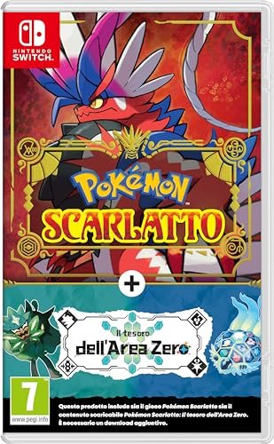 Pokémon Scarlatto + Espansione "Il Tesoro dell’Area Zero" - Videogioco Nintendo - Ed. Italiana - Versione su Scheda