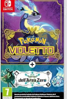 Pokémon Violet + Expansion "The Treasure of Area Zero" - Nintendo Video Game - Italian Edition - Card-Based Version