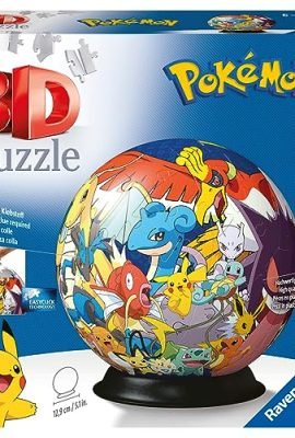 Ravensburger – Pokémon Character 3D Puzzle Ball, 72 Pieces, Ages 6+
