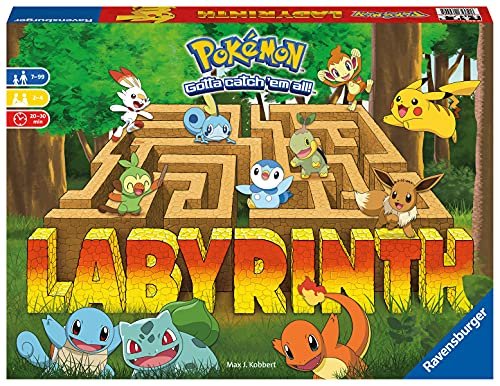 Ravensburger – Pokemon Labyrinth, Gioco Da Tavolo, Da 2 a 4 Giocatori, 7+ Anni