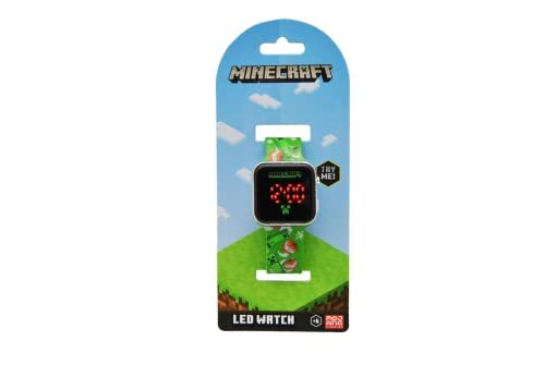 RELOJ MINECRAFT LED